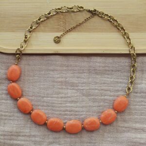 Collier CAPRI grosses perles marbrées